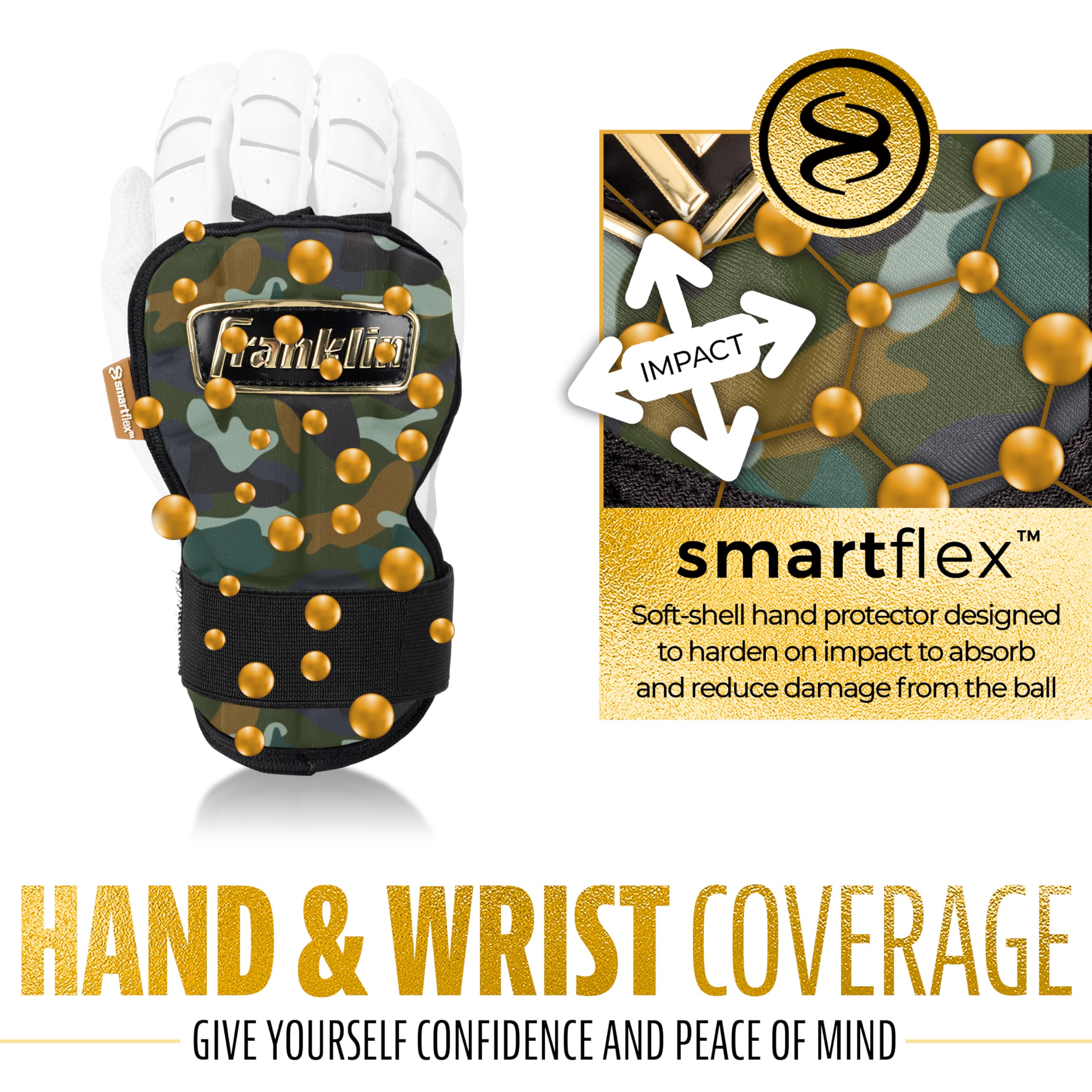 Amazon | 野球 フランクリン 手甲ガード HAND GUARD LG 右打ち左打ち